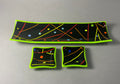 Green Confetti Fused Glass Channel Plate and Side Dishes